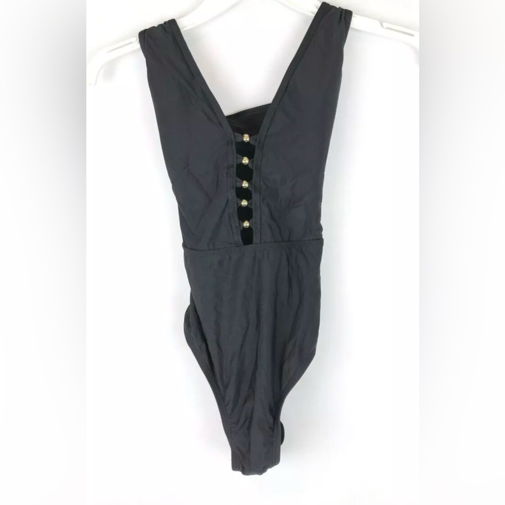 Athena V Neck Maillot Womens One Piece Swimsuit Size 6